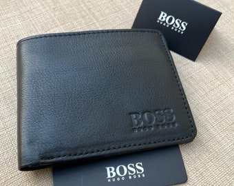 Hugo boss Black Bifold leather Wallet