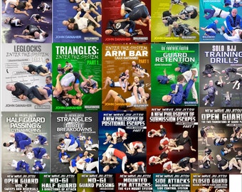 BJJ Instructionals 45+ Danaher Instructionals, Brazilian Jiu Jitsu
