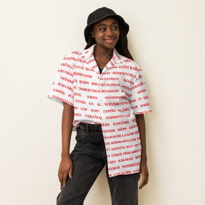 Striped shirt Cologne unisex shirt with buttons