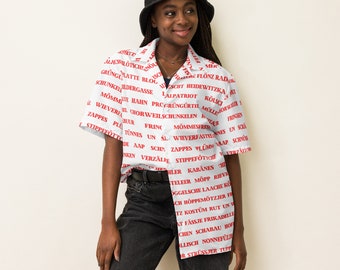 Striped shirt Cologne unisex shirt with buttons