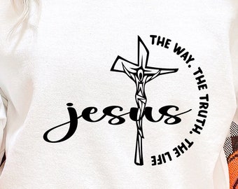 Jesus SVG PNG: Design de Fé Cristã (Download Digital)