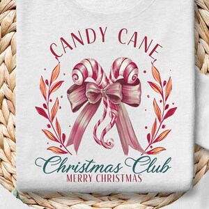 Pink Candy Cane Christmas Club Png, Christmas Kids Png, Trending Png, Funny Christmas png, Christmas Shirt Png, Digital Download