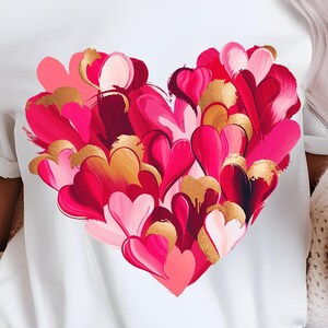 Valentijnsdag hart penseelstreek png, Valentijnsdag png, Valentijnsdag png, Xoxo png, Coquette Valentine png, trendy Valentijnsdag png
