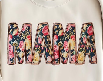 Mamabloem, png-bestand: Moederdagshirtontwerp (digitale download)