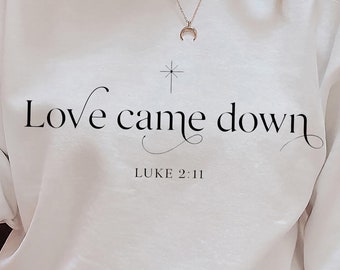 Love Came Down SVG: Presépio de Natal Cristão (Download Digital)