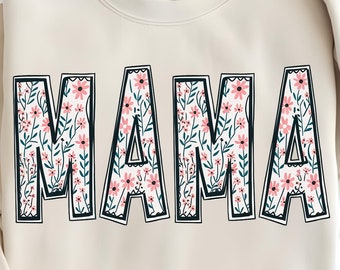 Wildflower Mama PNG: Floral Mother's Day Design (Digital Download)