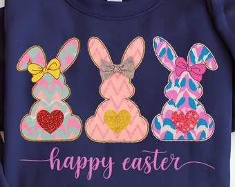 Retro Easter Bunny PNG: Coquette Christian Clipart (Digital Download)