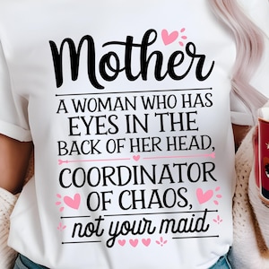 Définition de mère drôle de t-shirt Design PNG, maman PNG, fête des mères PNG, maman chemise Png, mère Png, maman Png, Madre Png, mères populaires Png
