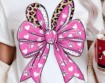 Glitter Easter Bunny Coquette PNG: Girly Easter Clipart (Digital Download)