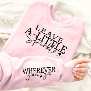 Lascia un po' di scintilla SVG PNG, Boho Self Love Svg, Camicia a maniche motivazionali Svg, Boho Quote Self Care Svg, File Png