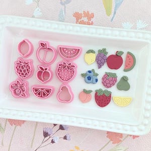 Fruit Polymer Clay Cutters | Earring & Jewelry Making