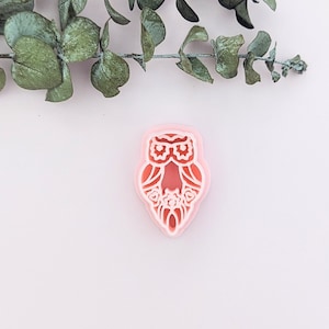 Perched Owl Polymer Clay Cutters Sculpting Tools Earrings Jewelry Making Embossing Mold Craft Supplies Bird Animal Nocturnal