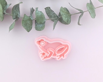 Frog Polymer Clay Cutters Sculpting Tools Earrings Jewelry Making Embossing Mold Craft Supplies Amphibians