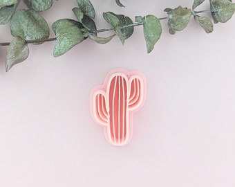 Cortador de arcilla polimérica de cactus: joyería con plantas del desierto, suministros para manualidades