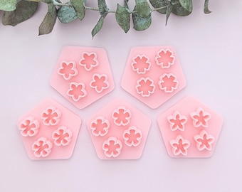Micro Flower Cutter Set, Polymer Clay Floral Tool