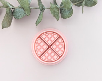Waffle Polymer Clay Cutter: Breakfast Food Jewelry Making, Craft Supplies