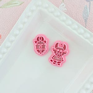 Krampus Polymer Clay Cutter Sculpting Tools Earrings Jewelry Making Embossing Mold Craft Supplies