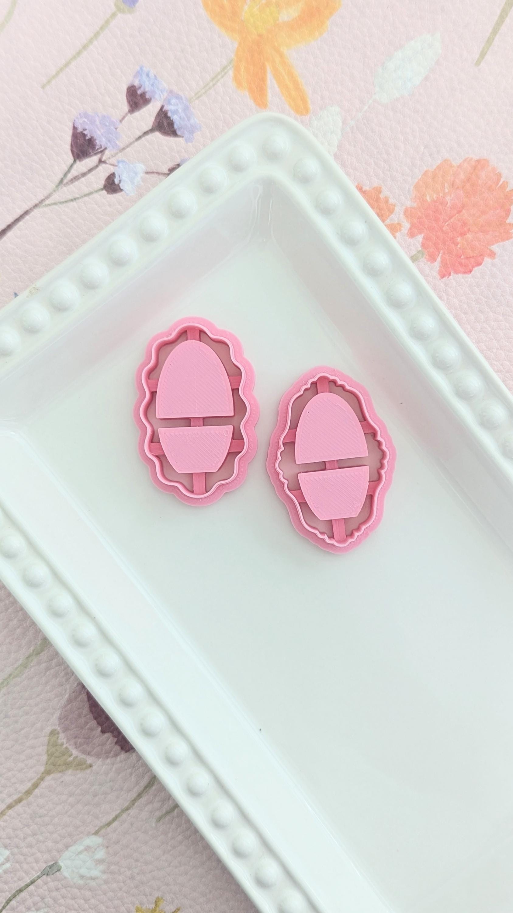 Vintage Bookshelf Mini Bookshelf Polymer Clay Cutters Earrings Jewelry Embossing Library Shelves Book Minatare Bookcase