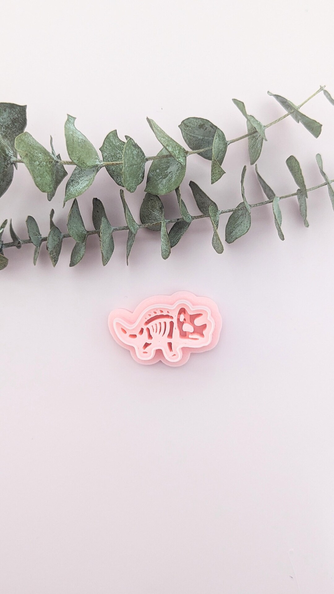 Triceratops Skeleton Dino Fossil Bones Polymer Clay Cutters Sculpting