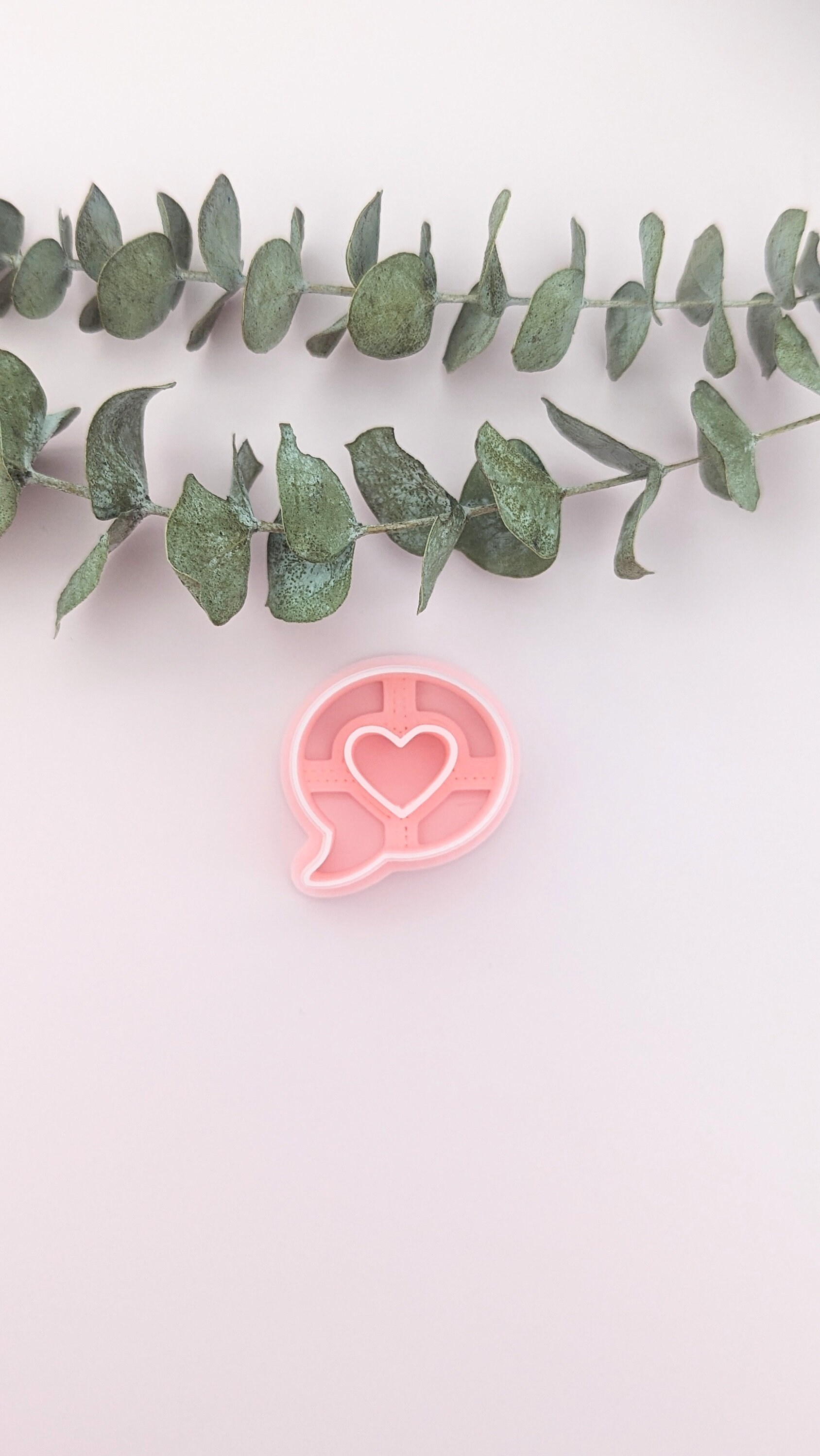 ☺︎love Love Message Bubble Heart Note Polymer Clay Cutter Sculpting