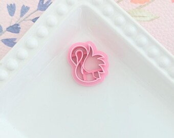 Swan Silhouette  Polymer Clay Cutter Sculpting Tools Earrings Jewelry Making Embossing Mold Craft Supplies