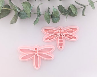 Dragonfly Polymer Clay Cutters Sculpting Tools Earrings Jewelry Making Embossing Mold Craft Supplies