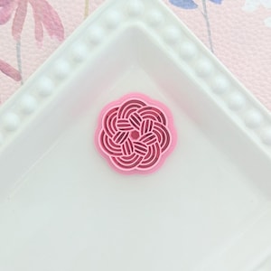 Swirl Circle Polymer Clay Cutter Sculpting Tools Earrings Jewelry Making Embossing Mold Craft