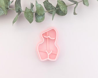 Female Figure Polymer Clay Cutter: Jewelry Making, Embossing Mold
