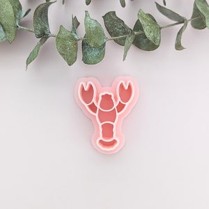 Lobster Polymer Clay Cutters Sculpting Tools Earrings Jewelry Making Embossing Mold Craft Supplies Ocean Sea Crayfish