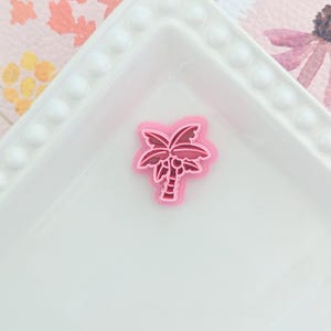 Palm Tree Polymer Clay Cutter Sculpting Tools Earrings Jewelry Making Supplies Tropical