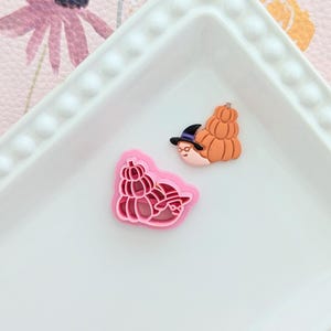 Witch Pumpkin Snail Embossed Polymer Clay Cutters Sculpting Tools Earrings Jewelry Making Embossing Mold Halloween