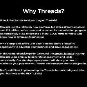 My Simple Threads Strategy | Digital Downloads, PDF, Make Money Online ...
