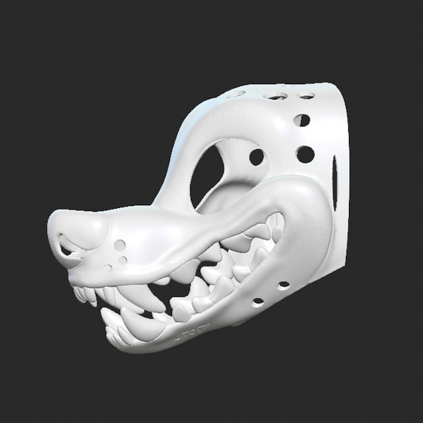 Toothy Fursuit Canine 3D Model