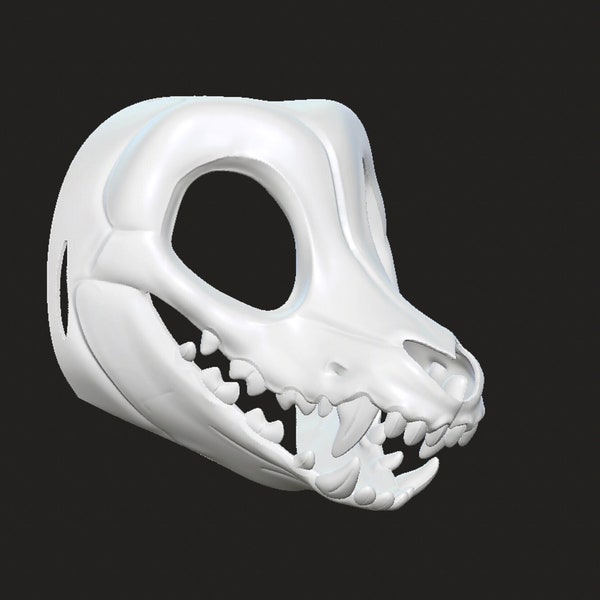 Toony Skulldog Fursuit Canine 3D Model