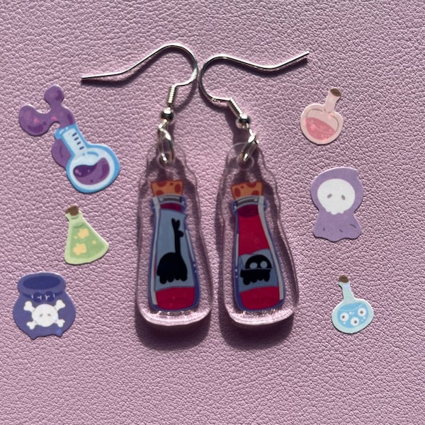 Extrait de boucles d'oreilles en argent sterling Lama - Kidcore cosplay Disneybound