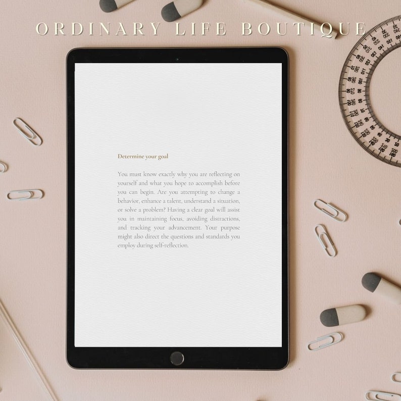 Self Reflection Journal | Guided Planner for Personal Growth ...