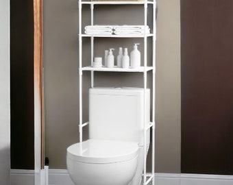 Over the Toilet Shelf, Bathroom Organizer Shelf, Over the Toilet Storage, Metal Bathroom Shelf Over the Toilet, Toilet Shelf