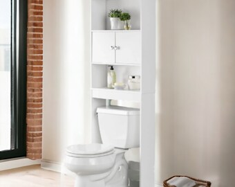 Shelf over the Toilet 3-Shelf Bathroom Space Saver, over the Toilet, for Grown-ups or Child Bath