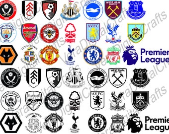 EPL England Premiere League Teams eps, svg, dxf, jpeg, png, pdf vectors