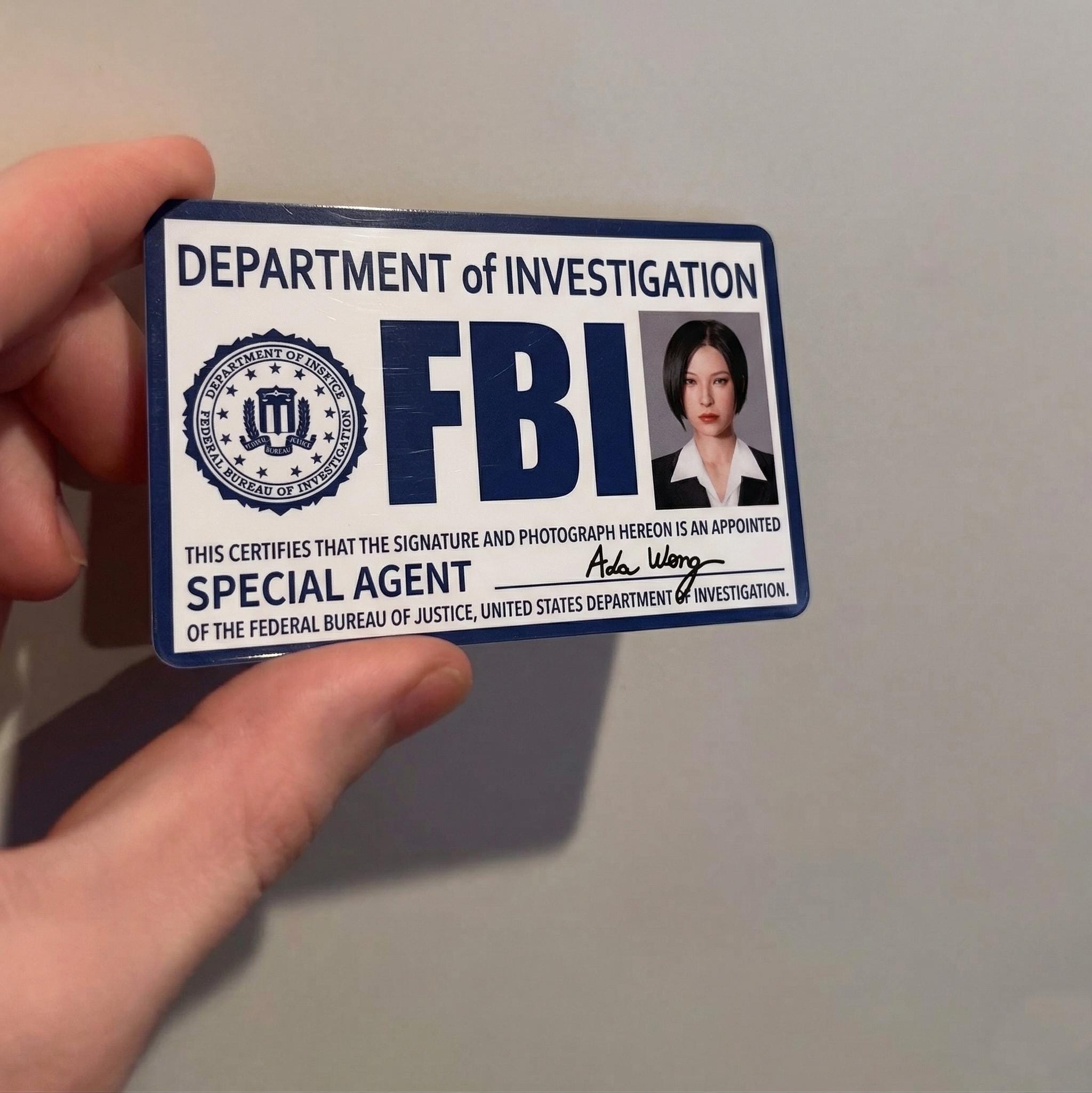 Usa Fbi Id Card