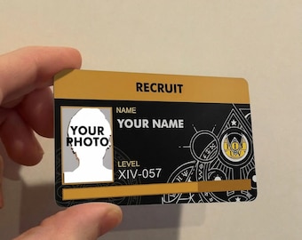 Licence personnalisée de chasseur de fantômes | Badge personnalisé de phasmophobie | Cadeau fantaisie pour gamer