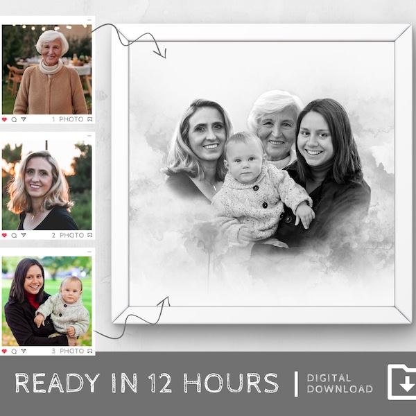 Add Deceased Loved One To Photo