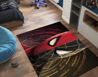 Alfombra de Spiderman: Portada de cómic, alfombra infantil de superhéroe
