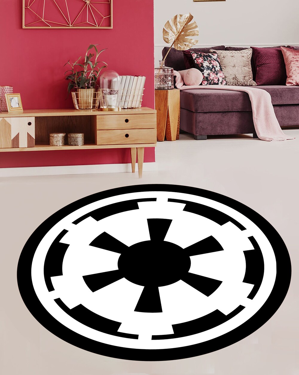 Star Wars Rug,Gift For Boyfriend,Gift For Him,Personalized Gift,Area Rugs,Popular Rugs,Round Rug,Custom Rugs,Star Wars Logo Rug,Round Carpet Moderndaydecors