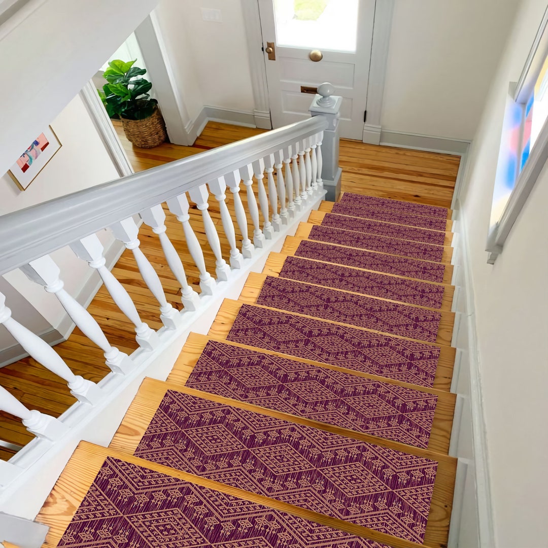 Traditional Mat,ethnic Stair Rug,stair Treads Rug,stair Treads Set of ...