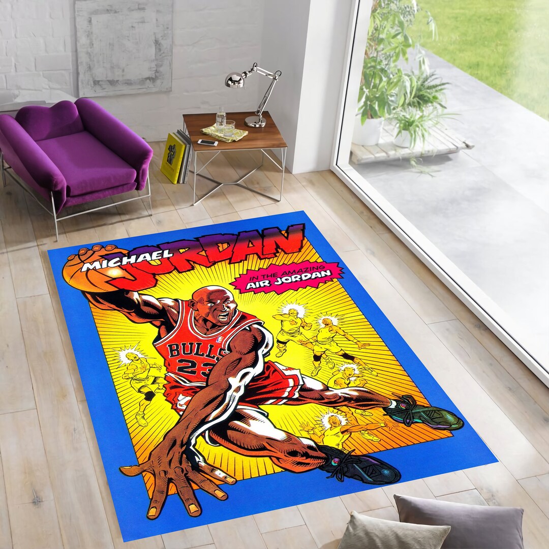 Michael Jordanマイケルジョーダン スペースジャムラグ163x114