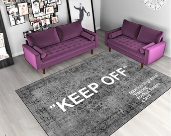 Klassischer Teppich,Keep Off Teppich, Teppich für Wohnzimmer, Teppiche für Schlafzimmer,Keep Off Teppich,