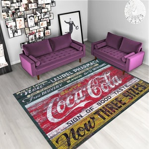 Coca Cola Rug - Etsy
