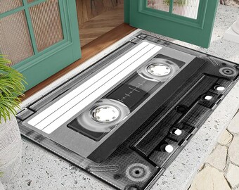 Tape Mat,Music Doormat,Housewarming Gift,Welcome Door Mat,Personalized Custom Doormat,New Home Gift,Wedding Gift,Personalized Gift,Door mat