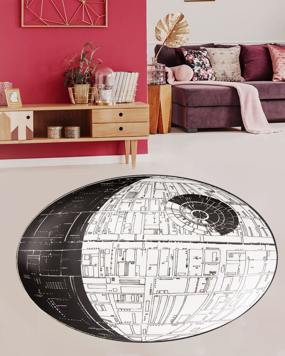 Round Rug,Area Rugs,Vandor Rug,Rugs For Bedroom,Custom Rugs,Death Serving Rug,Star Wars Rug,Modern Rugs,Rugs For Living Room,Popular Rug Moderndaydecors